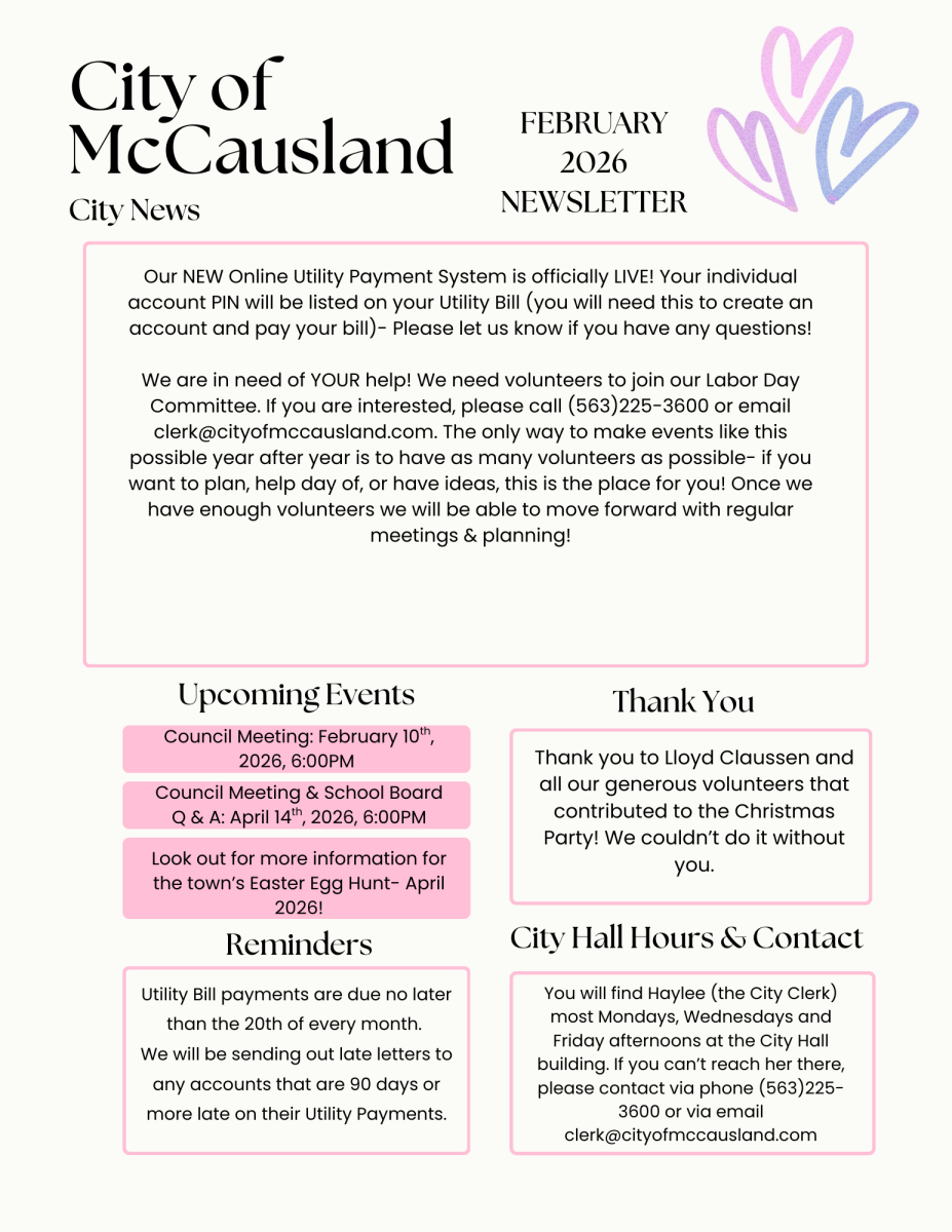 February Newsletter
